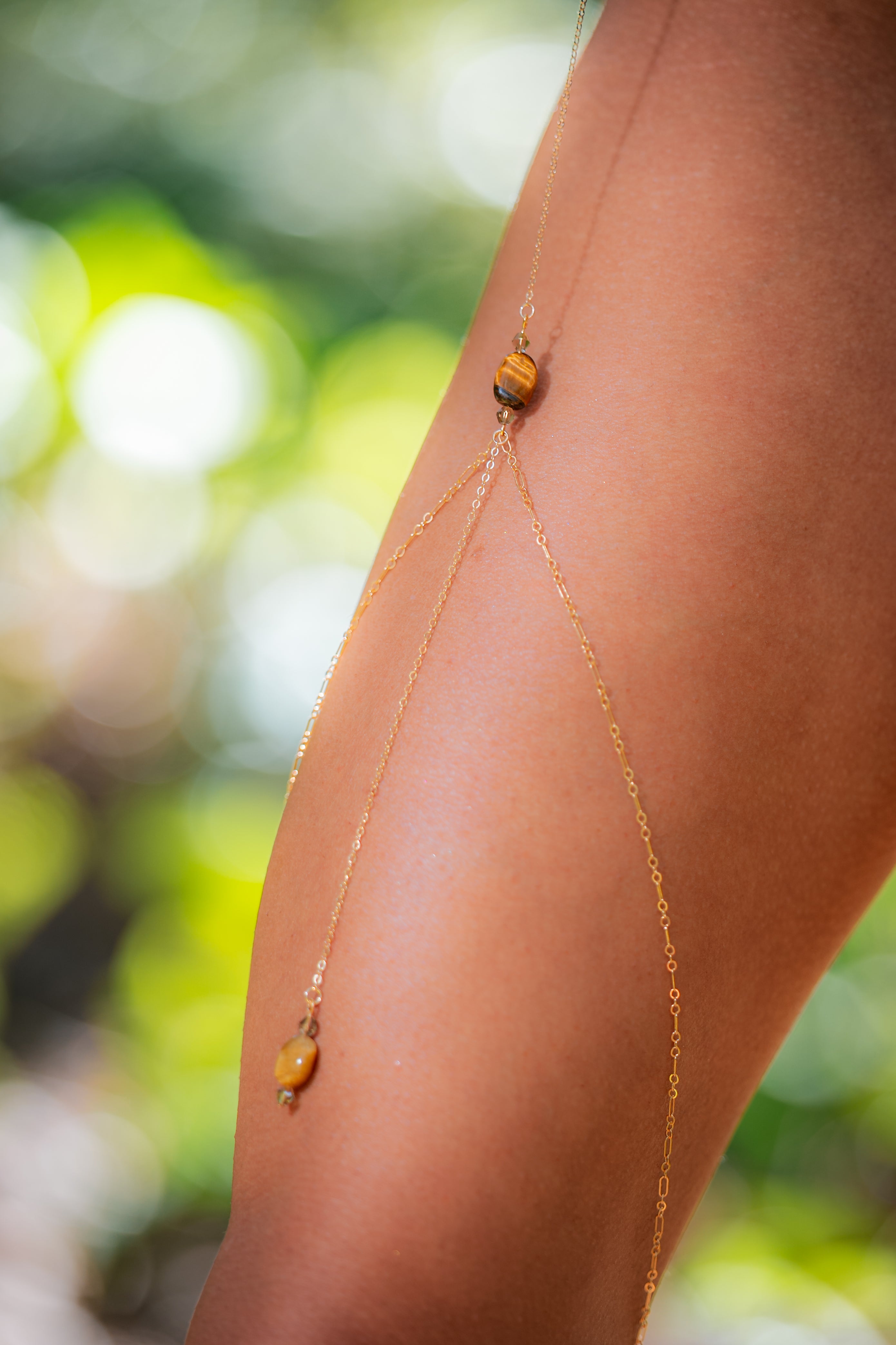 The Tiger's Gaze Thigh Chain