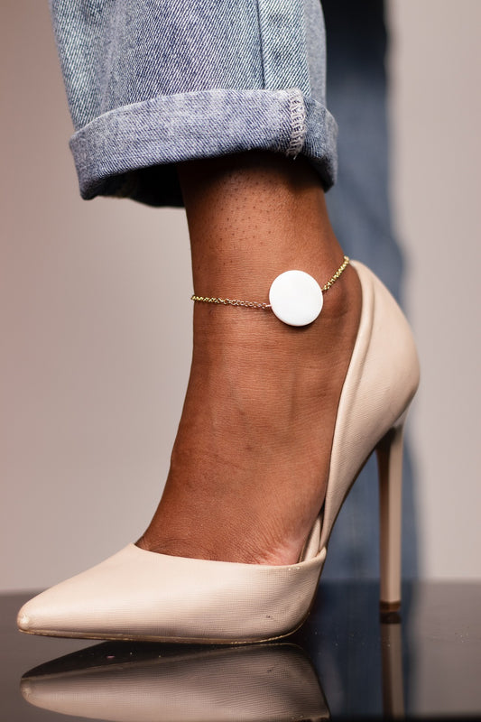 Mother of Pearl Shell Anklet